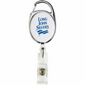 Retractable Badge Reel with Silver Sport Clip